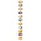 12 Packs: 11 ct. (132 total) Amber & Blue Rondelle Glass Beads, 11mm by Bead Landing™